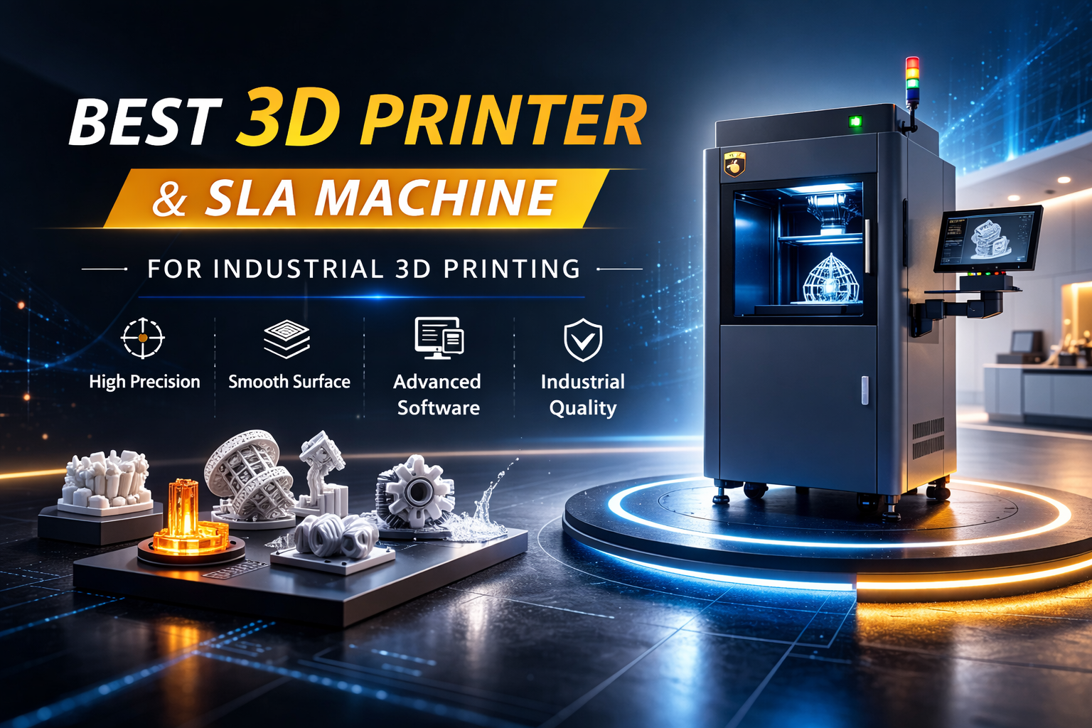 best 3d printer & sla machine for industrial 3d printing