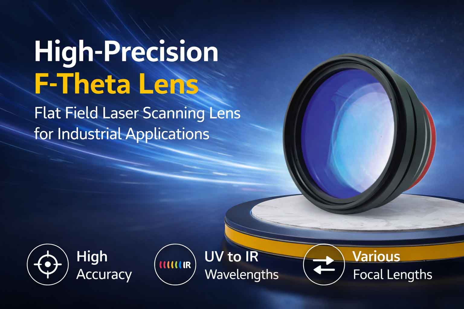 f theta lens for laser marking systems – high precision flat field laser scanning lens