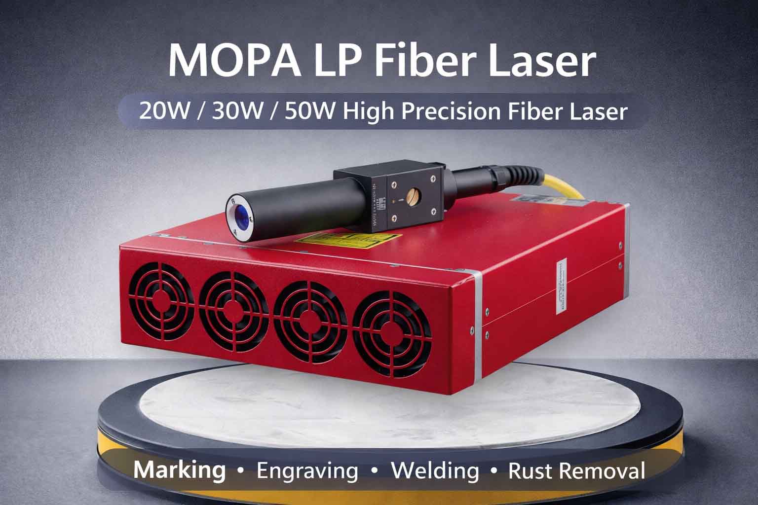 high performance fiber laser for precision marking, engraving and industrial processing
