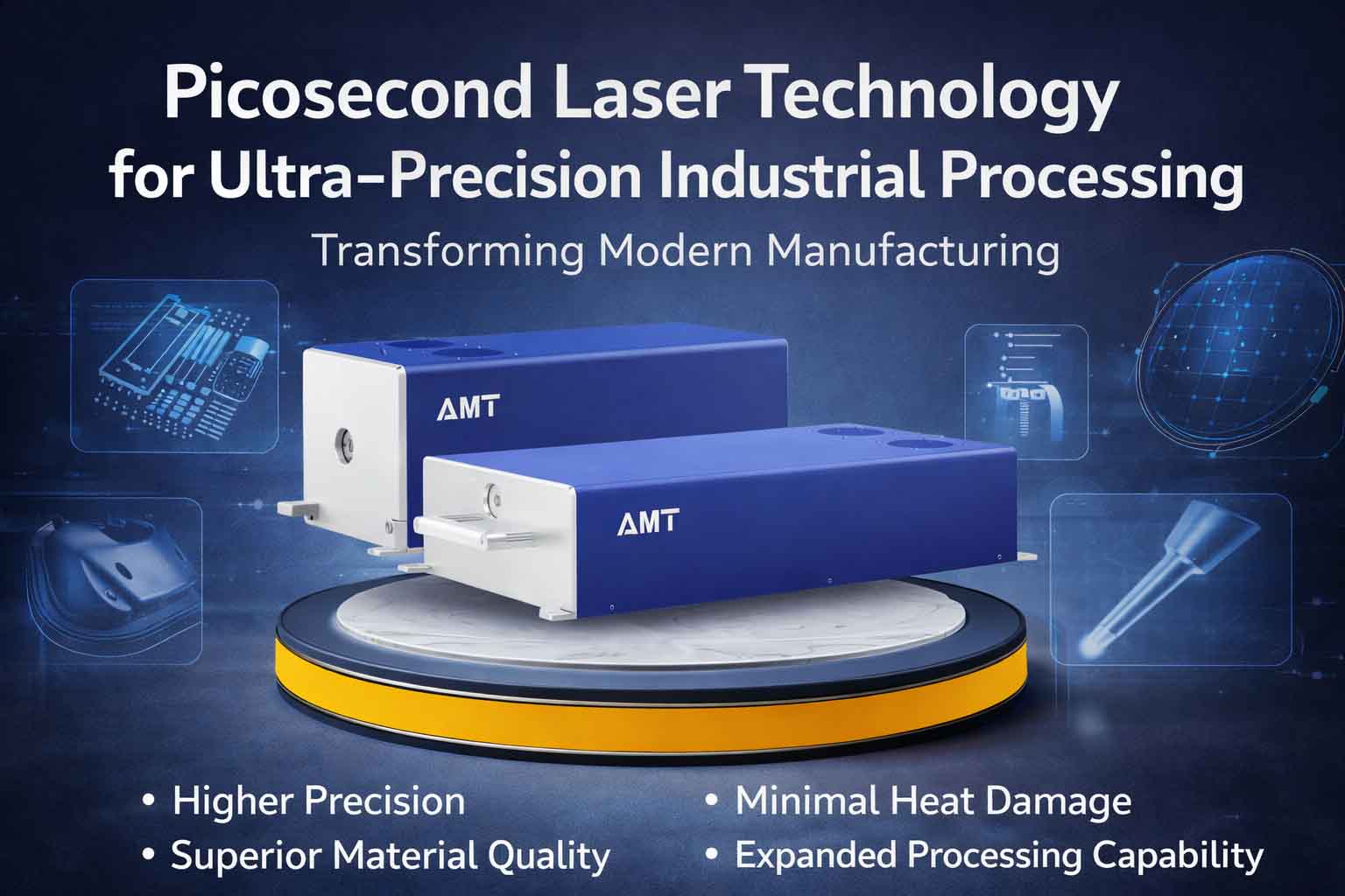 picosecond laser for ultra precision industrial processing