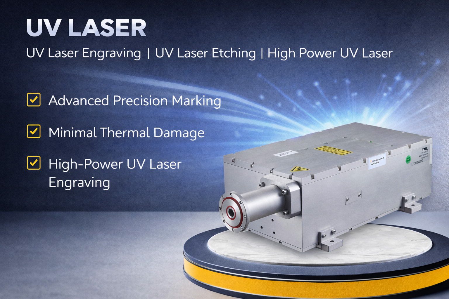 uv laser high precision solution for industrial micro marking