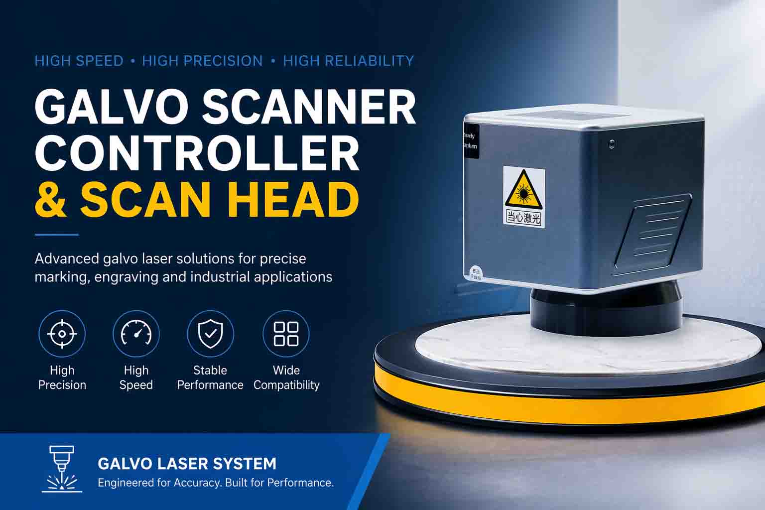 galvo scanner controller and scan head solutions for high speed galvo laser systems