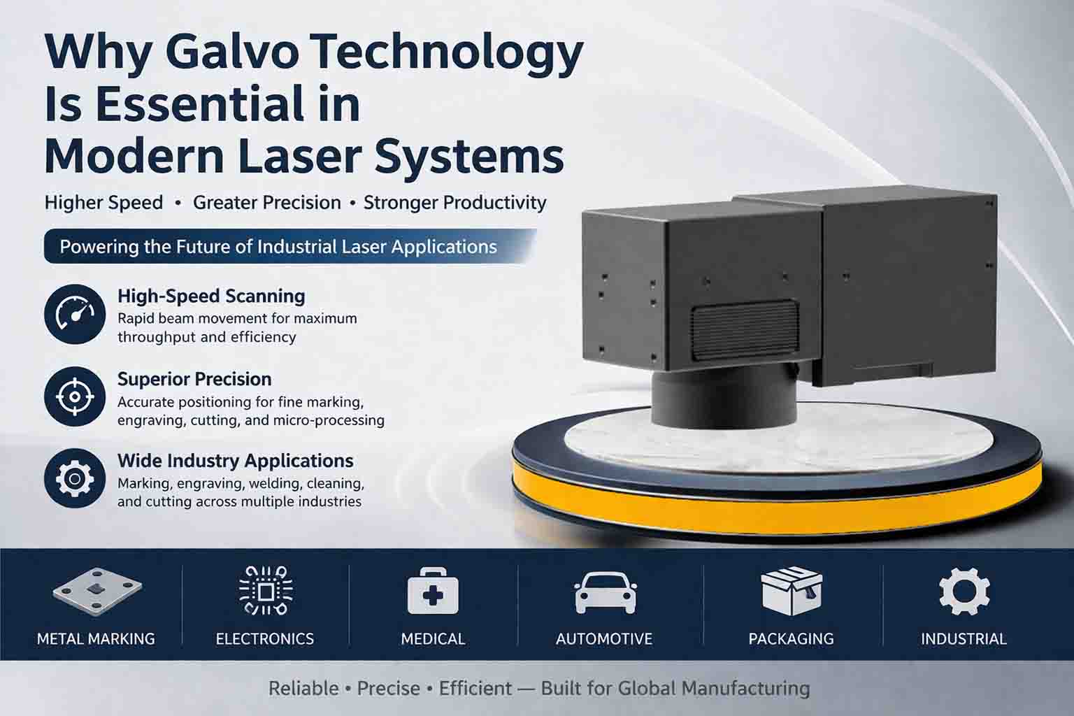 galvo scanning solutions for high speed laser processing